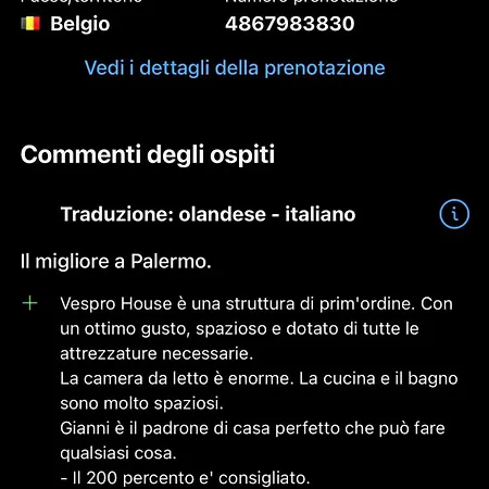 Vespro House Dom wakacyjny Palermo